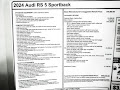 2024 Audi RS 5 Sportback