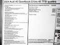 2024 Audi A5 45 S line Premium