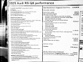 2025 Audi RS Q8 performance