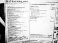 2026 Audi A5 Premium