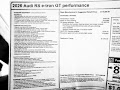 2026 Audi RS e-tron GT performance
