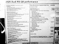 2026 Audi RS Q8 performance